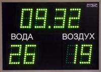 Часы-термометр «КРОН-СТ4.16»