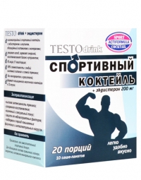 Молочный коктейль «Testo-drink»