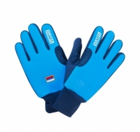 Перчатки утепленные (голубой/синий)