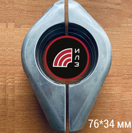 Хомут алюминиевый 76/34