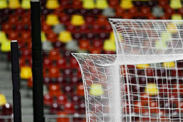 Сетка для футбольных ворот. Нить 3 мм. Ячейка 100 мм. Полиамид. Пара. 