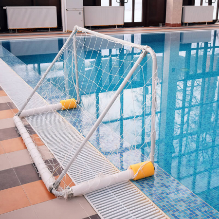 Сетка для ворот Водного поло. Нить 2,5 мм. Ячейка 100х100 мм. Материал полипропилен, пара.