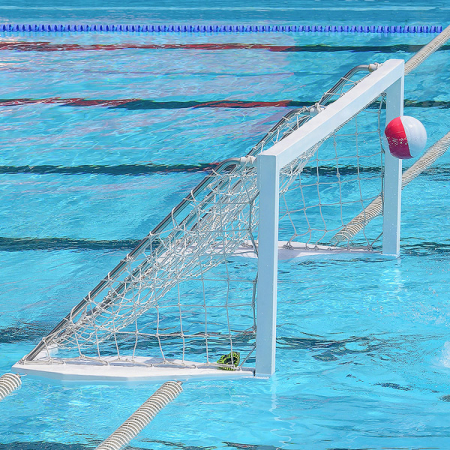 Сетка для ворот Водного поло. Нить 5 мм. Ячейка 100х100 мм. Материал полипропилен, пара.