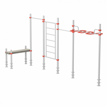 Комплекс с горизонтальной скамьей