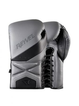 Перчатки боксёрские MX Line MF со шнуровкой, 16 oz, Серый