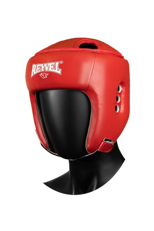 Шлем боксёрский винил, Красный