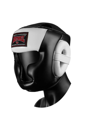 Шлем трен. винил Ч/Б, Черно-Белый