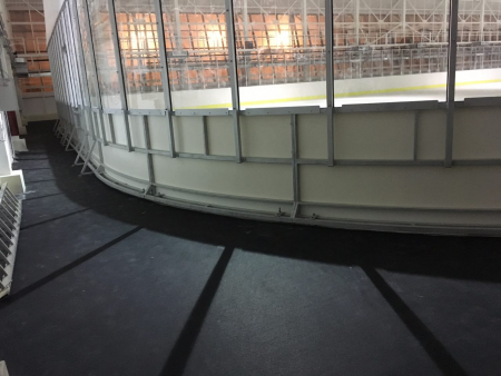 Монтаж рулонных покрытий из резиновой крошки