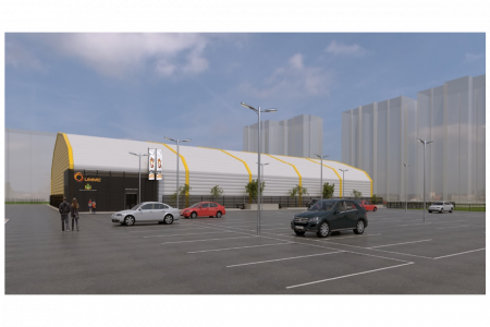 Круглогодичная крытая ледовая арена 