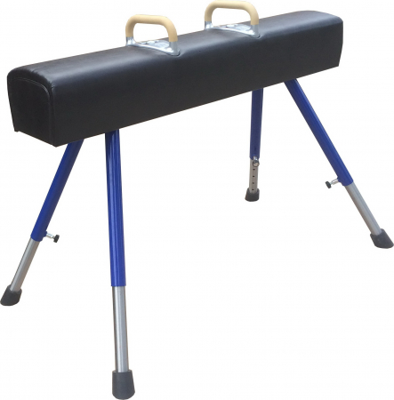 Конь гимнастический маховый, переменной высоты, ручки композитный материал