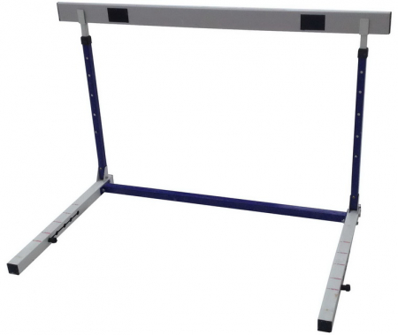 Барьер для легкой атлетики переменной высоты, складной, с противовесом