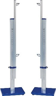 Стойки для прыжков в высоту, телескопические, алюминиевые