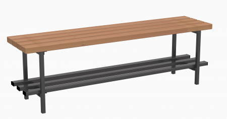 Скамья для раздевалок без спинки 2 м