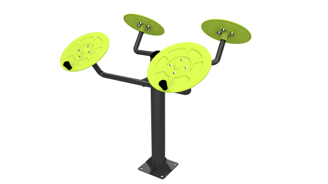 Smart-1002 Уличный тренажер для мышц плечевого пояса, большие тарелки