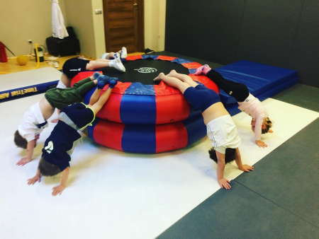 Надувной круглый Батут с ручками