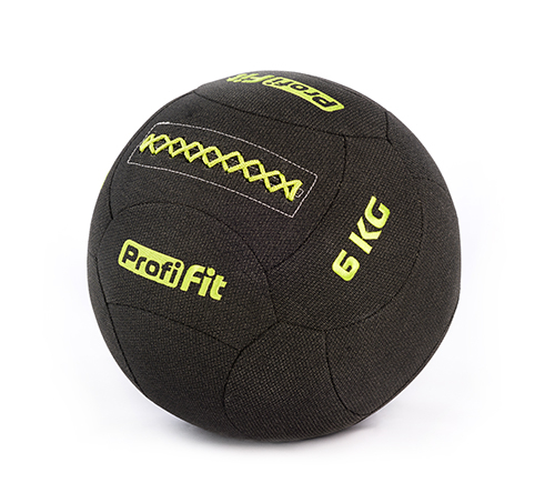 Медицинбол набивной кевларовый, Kevlar Wallball 6 кг