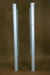 Стойки теннисные круглые со стаканами