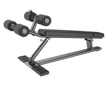 E-7037 Скамья для пресса регулируемая, Adjustable Decline Bench