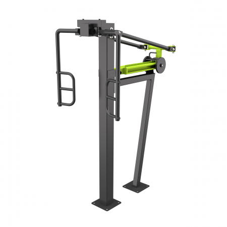 Power-1802 Уличный тренажер Сведение рук стоя с переменной нагрузкой