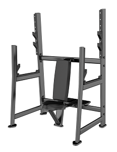 E-7051 Скамья для вертикального жима штанги, Olympic Seated Bench