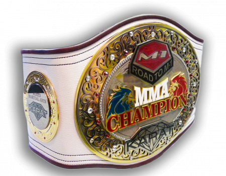 Пояс для чемпионов по самбо MMA M-1