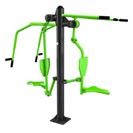 Smart-1056 Уличный тренажер Тяга Сверху - Жим от груди