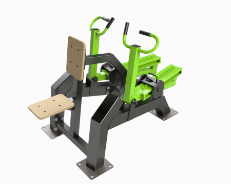 Power-1809 Уличный тренажер Наклонная тяга с переменной нагрузкой