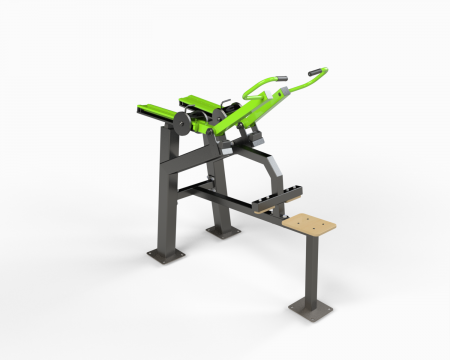 Power-1807 Уличный тренажер Вертикальная тяга с переменной нагрузкой