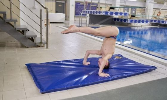Мат водонепроницаемый  для водных видов спорта в бассейне