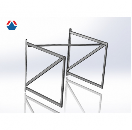 Ферма для баскетбольного игрового щита настенная вынос 1200мм