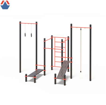 Гимнастический комплекс для воркаута PAW-21 D76 мм