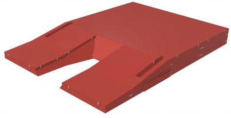 Место приземления для прыжков с шестом