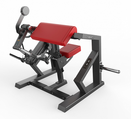 Тренажер Бицепс-сгибание рук нагружаемый дисками KRAFT Fitness линии PL