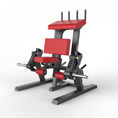 Тренажер Сгибание ног стоя нагружаемый дисками KRAFT Fitness линии PL