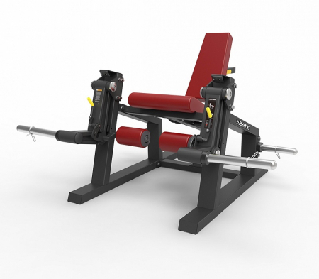 Тренажер Разгибание ног сидя нагружаемый дисками KRAFT Fitness линии PL