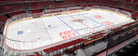 Профессиональный хоккейный борт ударопоглощающий, модель ENGO FlexBoard PPS