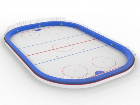 Защитный бортовой комплекс для занятий шорт-треком