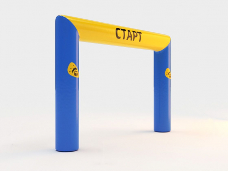 Надувная прямоугольная арка Старт, Финиш БЕЗ постоянного поддува