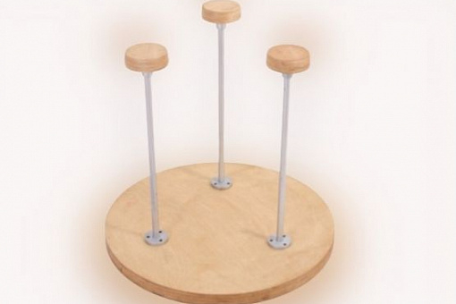 Тройная цирковая трость для стойки и упражнений на руках