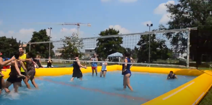 Надувной бассейн для Пляжного волейбола