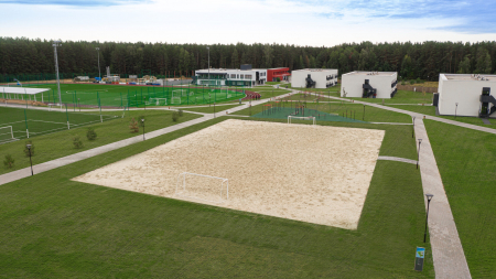 Площадка для пляжного футбола и волейбола