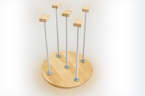 Цирковая трость пятигранная для стойки и упражнений на руках