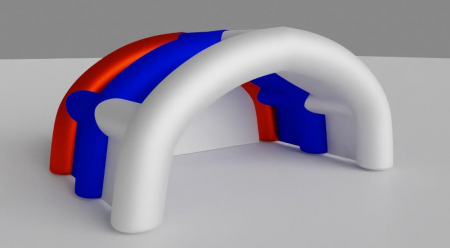 Арочная сцена Триколор Герметична, без постоянного поддува