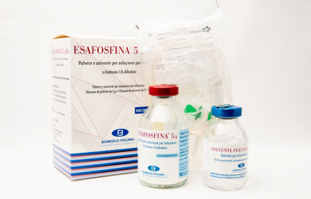 Езафосфина Италия Esafosfina фосфруктоза 1,6 для капельниц в упаковке 1 флакон 5 гр